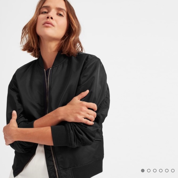 Everlane Jackets & Blazers - Everlane The Bomber Black Jacket